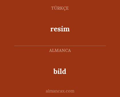 bild - resim