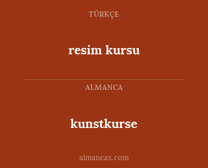 kunstkurse - resim kursu