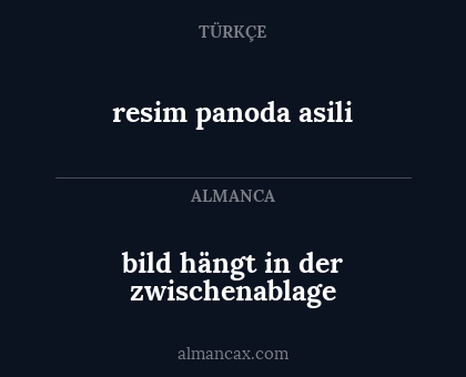 bild hängt in der zwischenablage - resim panoda asili