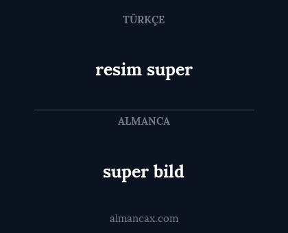 resim super - super bild