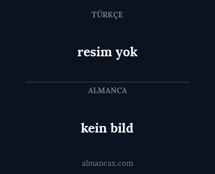resim yok - kein bild