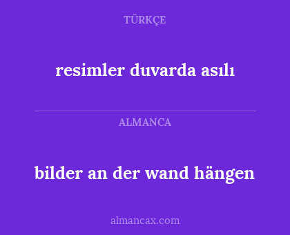 bilder an der wand hängen - resimler duvarda asılı