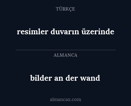 resimler duvarın üzerinde - bilder an der wand