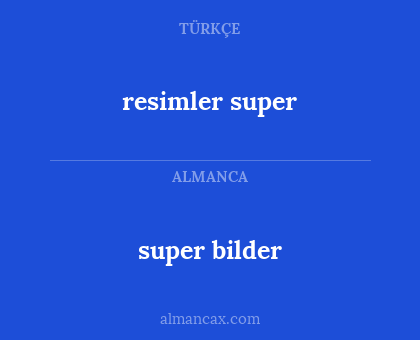 resimler super - super bilder
