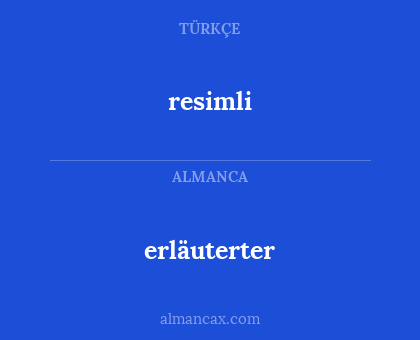 erläuterter - resimli