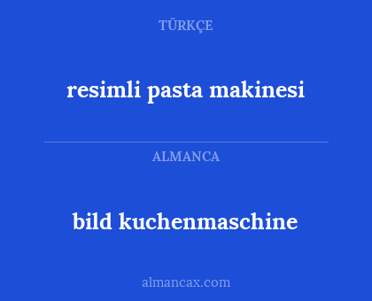 resimli  pasta  makinesi - bild kuchenmaschine
