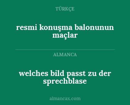 resmi konuşma balonunun maçlar - welches bild passt zu der sprechblase