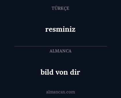 resminiz - bild von dir