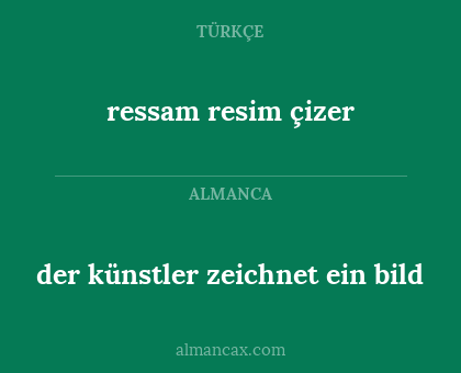 der künstler zeichnet ein bild - ressam resim çizer