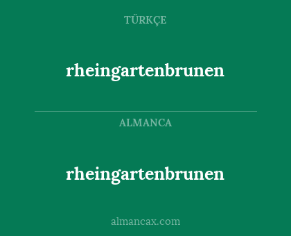 rheingartenbrunen - rheingartenbrunen