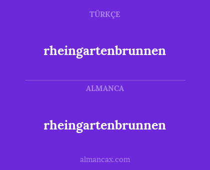 rheingartenbrunnen - rheingartenbrunnen