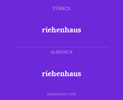 riehenhaus - riehenhaus