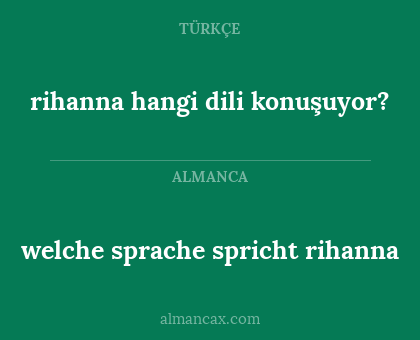 welche sprache spricht rihanna - rihanna hangi dili konuşuyor?