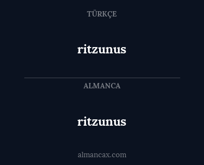 ritzunus - ritzunus
