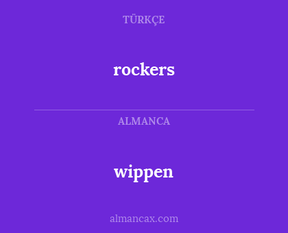 rockers - wippen