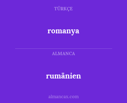 rumänien - romanya