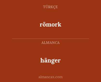 hänger - römork