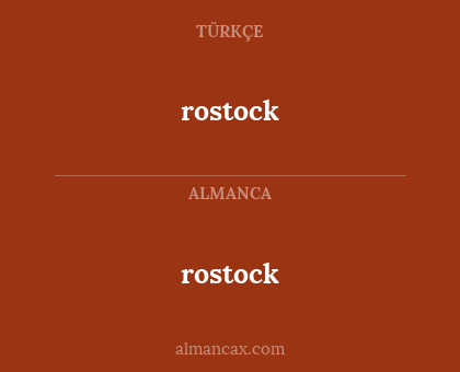 rostock - rostock
