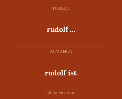 rudolf ... - rudolf ist