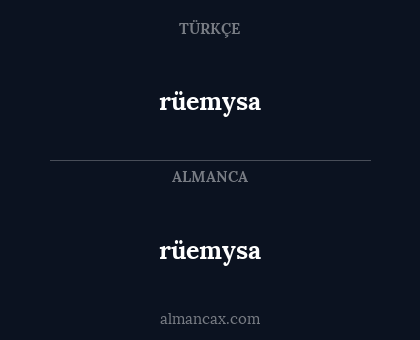 rüemysa - rüemysa