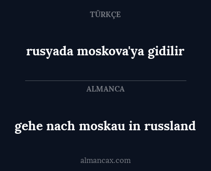 rusyada moskova'ya gidilir - gehe nach moskau in russland