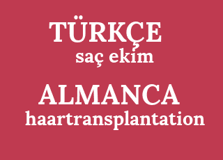 ekim almanca