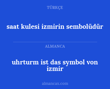 uhrturm ist das symbol von izmir - saat kulesi izmirin sembolüdür