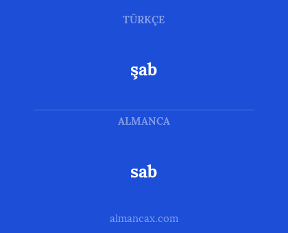 sab - şab