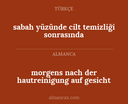 morgens nach der hautreinigung auf gesicht - sabah yüzünde cilt temizliği sonrasında