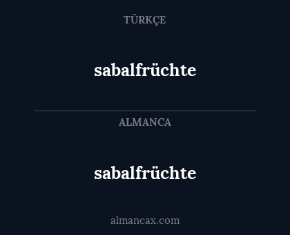 sabalfrüchte - sabalfrüchte