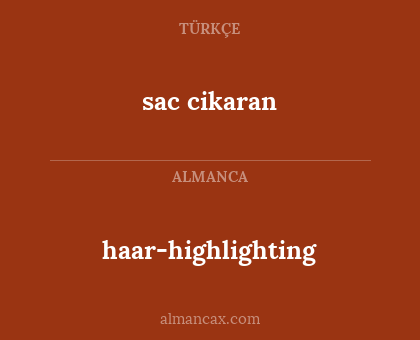 sac cikaran - haar-highlighting