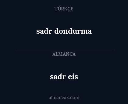 sadr eis - sadr dondurma