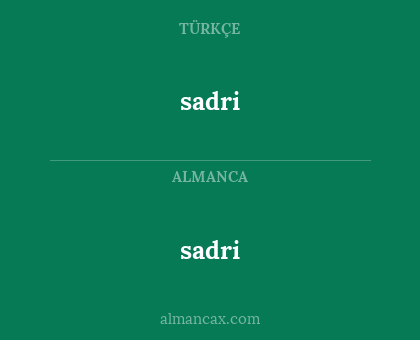 sadri - sadri