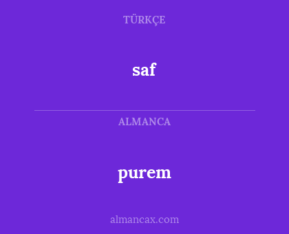 purem - saf