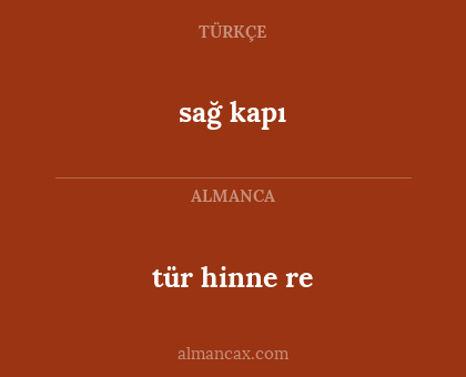 tür hinne re - sağ kapı