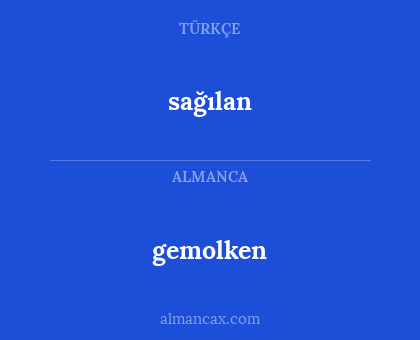 sağılan - gemolken