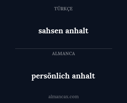 sahsen anhalt - persönlich anhalt