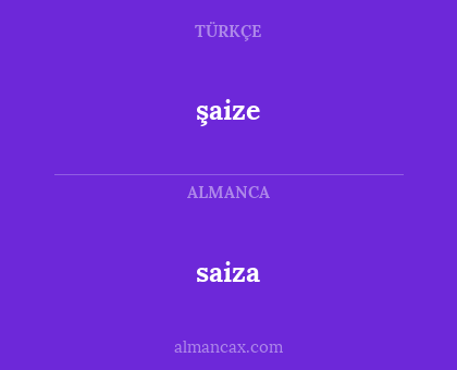 şaize - saiza