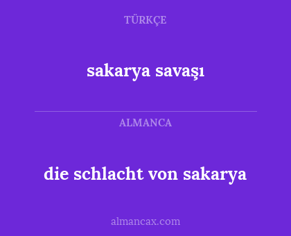 sakarya savaşı - die schlacht von sakarya