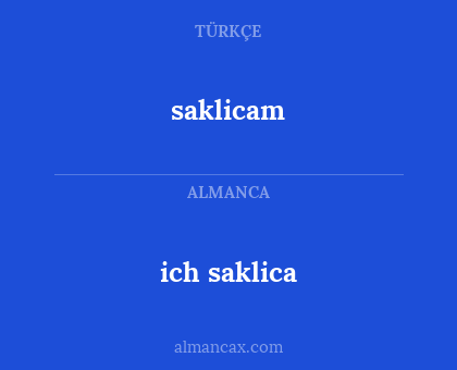 ich saklica - saklicam