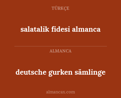 deutsche gurken sämlinge - salatalik fidesi almanca