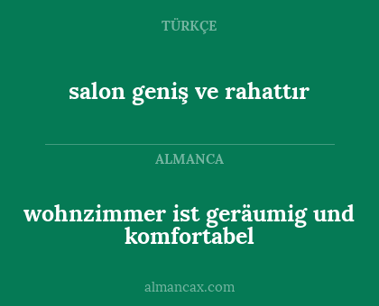 wohnzimmer ist geräumig und komfortabel - salon geniş ve rahattır