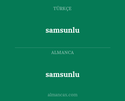 samsunlu - samsunlu