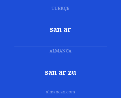san ar zu - san ar