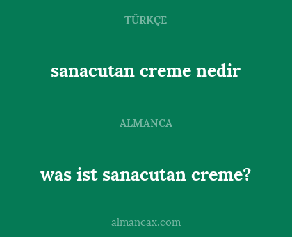was ist sanacutan creme? - sanacutan creme nedir