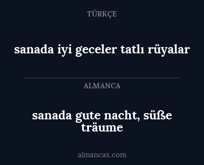 sanada gute nacht, süße träume - sanada iyi geceler tatlı rüyalar