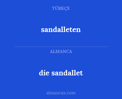 sandalleten - die sandallet