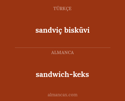 sandviç bisküvi - sandwich-keks