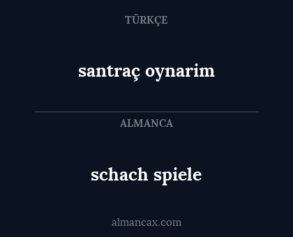 schach spiele - santraç oynarim