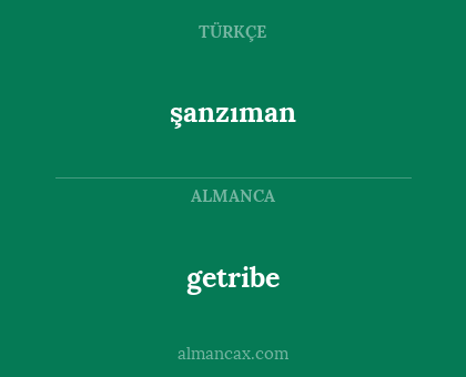 şanzıman - getribe